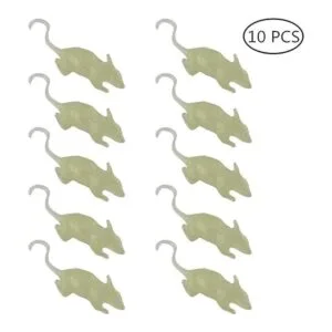 Hocai 10 piezas de rata falsa realista de plástico falso