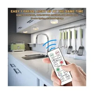 Paquete de 12 luces LED inalámbricas que cambian de color_2