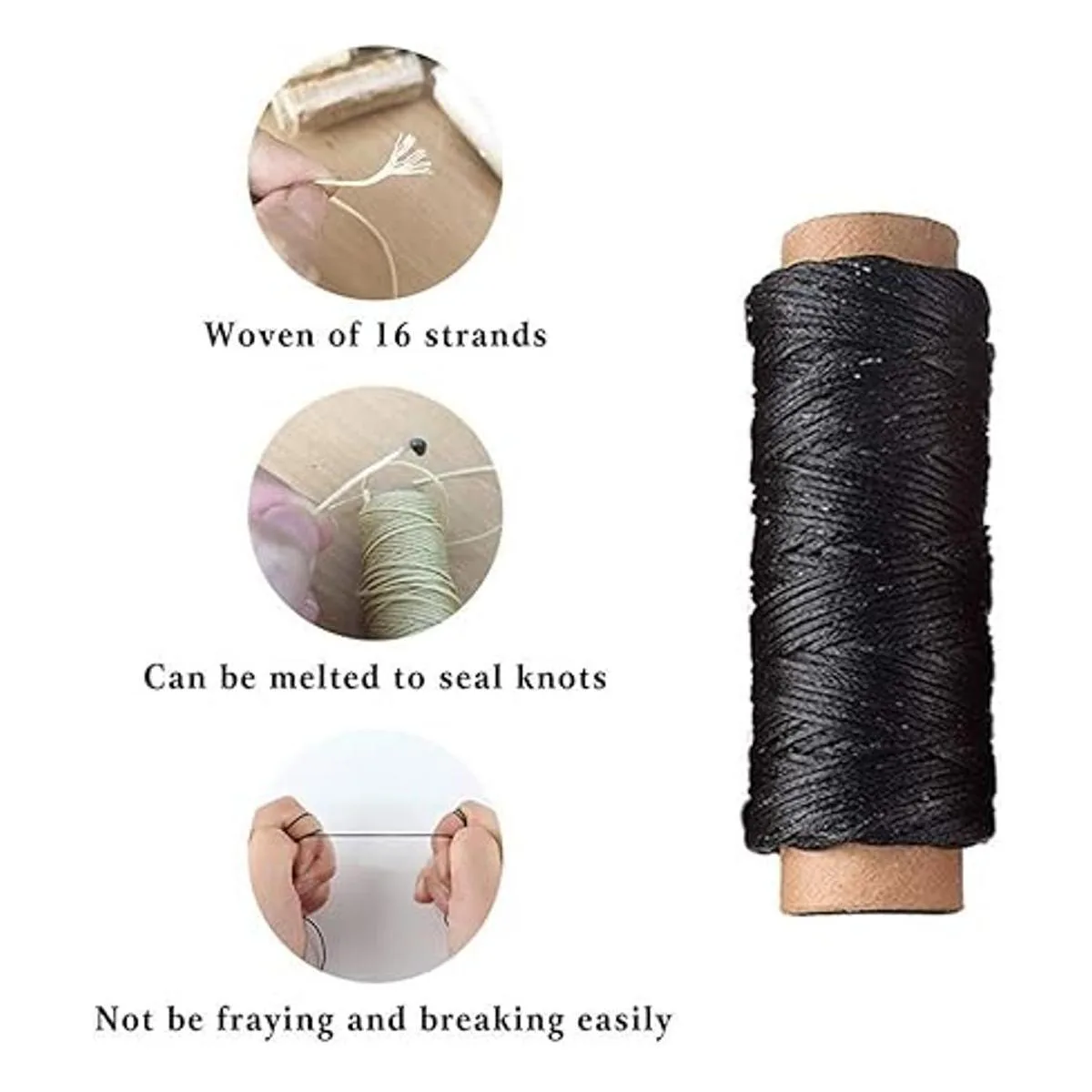 JOYISEN 10 hilos encerados 150D hilo de coser de cuero_3