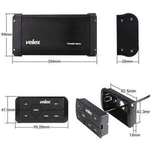 Paquete de altavoces amplificadores Bluetooth marinos.._2