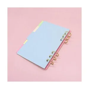 AUEAR 3 paquetes de tamaño A5 6 agujeros anillo divisor