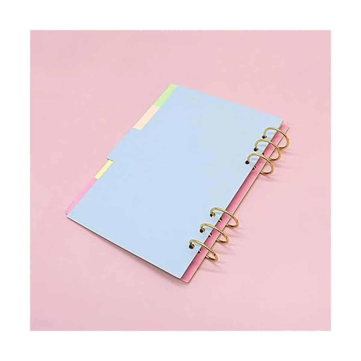 AUEAR 3 paquetes de tamaño A5 6 agujeros anillo divisor