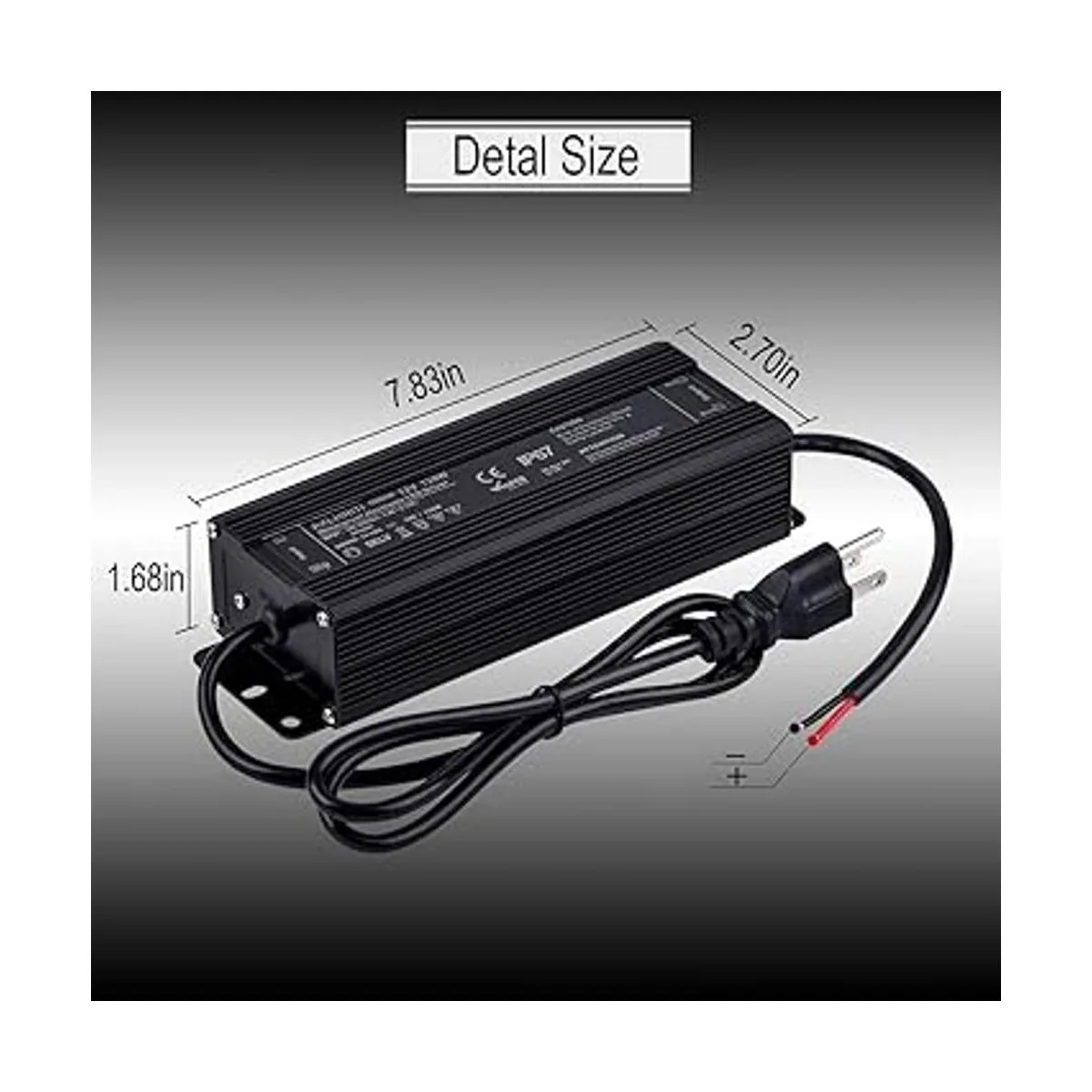 LED Driver 120W 12V DC salida de bajo voltaje impermeable