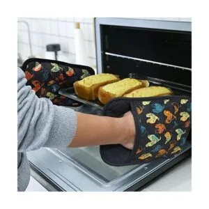 Guantes de horno LMLDETA ROJO 1 par resistente al calor