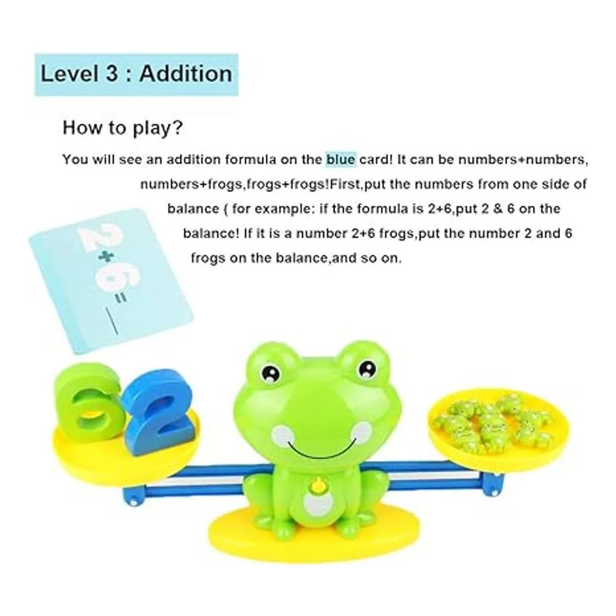 BBPOOL Frog Balance Cool Math Counting Game Educativo_4