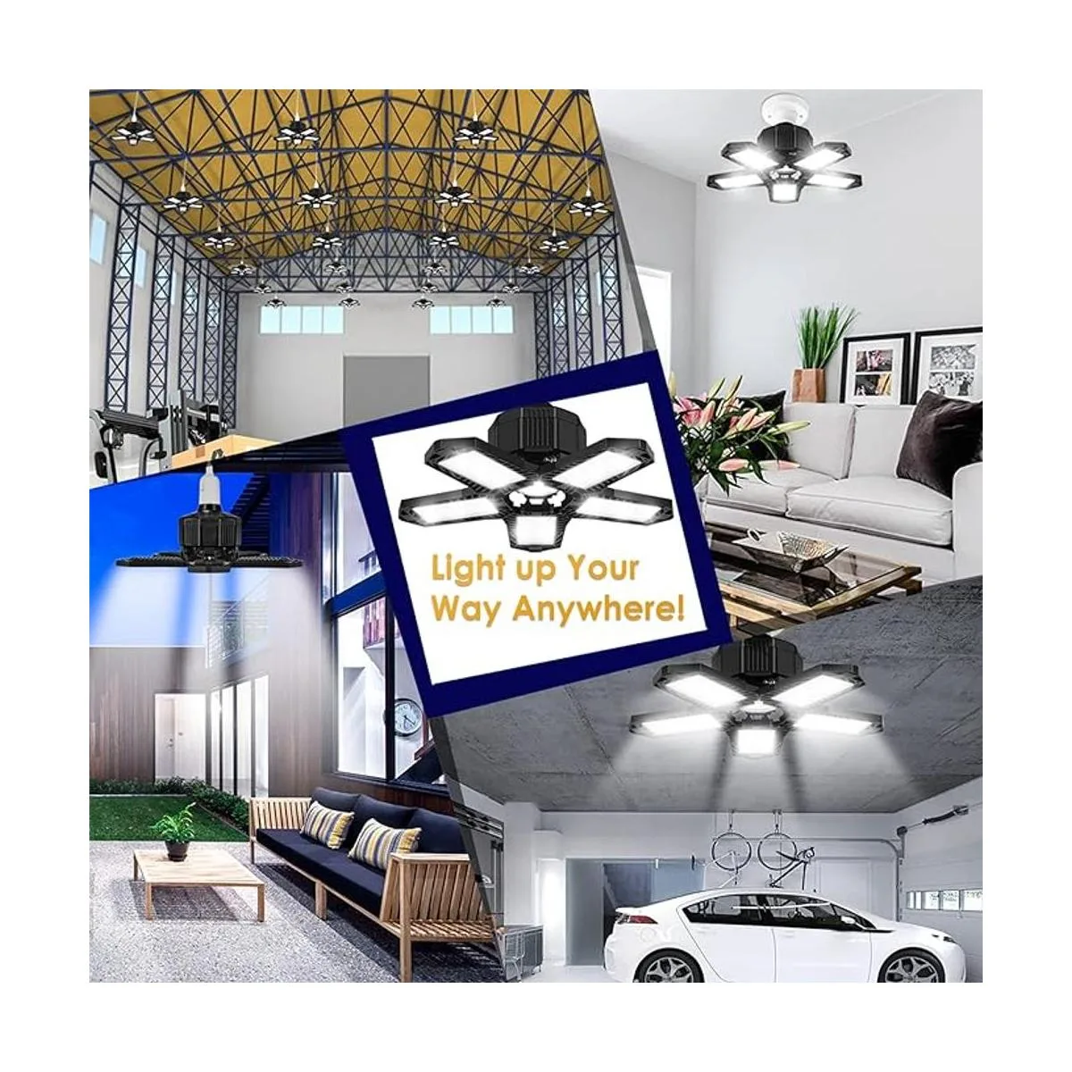 Bombillas LED de garaje 10000 lúmenes luz LED de tienda