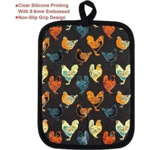 Guantes de horno LMLDETA ROJO 1 par resistente al calor