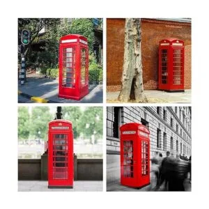 AUEAR Delicate Lovely London Money Metal Alloy Piggy Bank