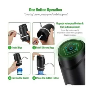 Dispensador de agua de 5 galones bomba eléctrica de agua_2