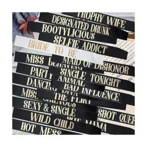 Snsowed Paquete de 18 bandas de despedida de soltera_5