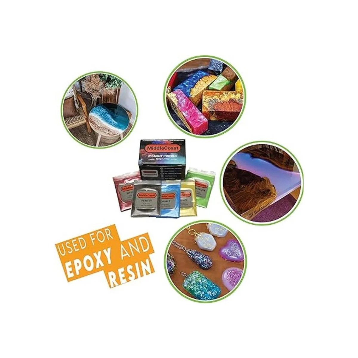 MIDDLECOAST Polvo de mica para resina epoxi 8.82 oz 25_4