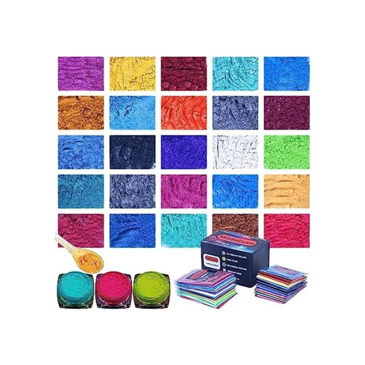 MIDDLECOAST Polvo de mica para resina epoxi 8.82 oz 25_1