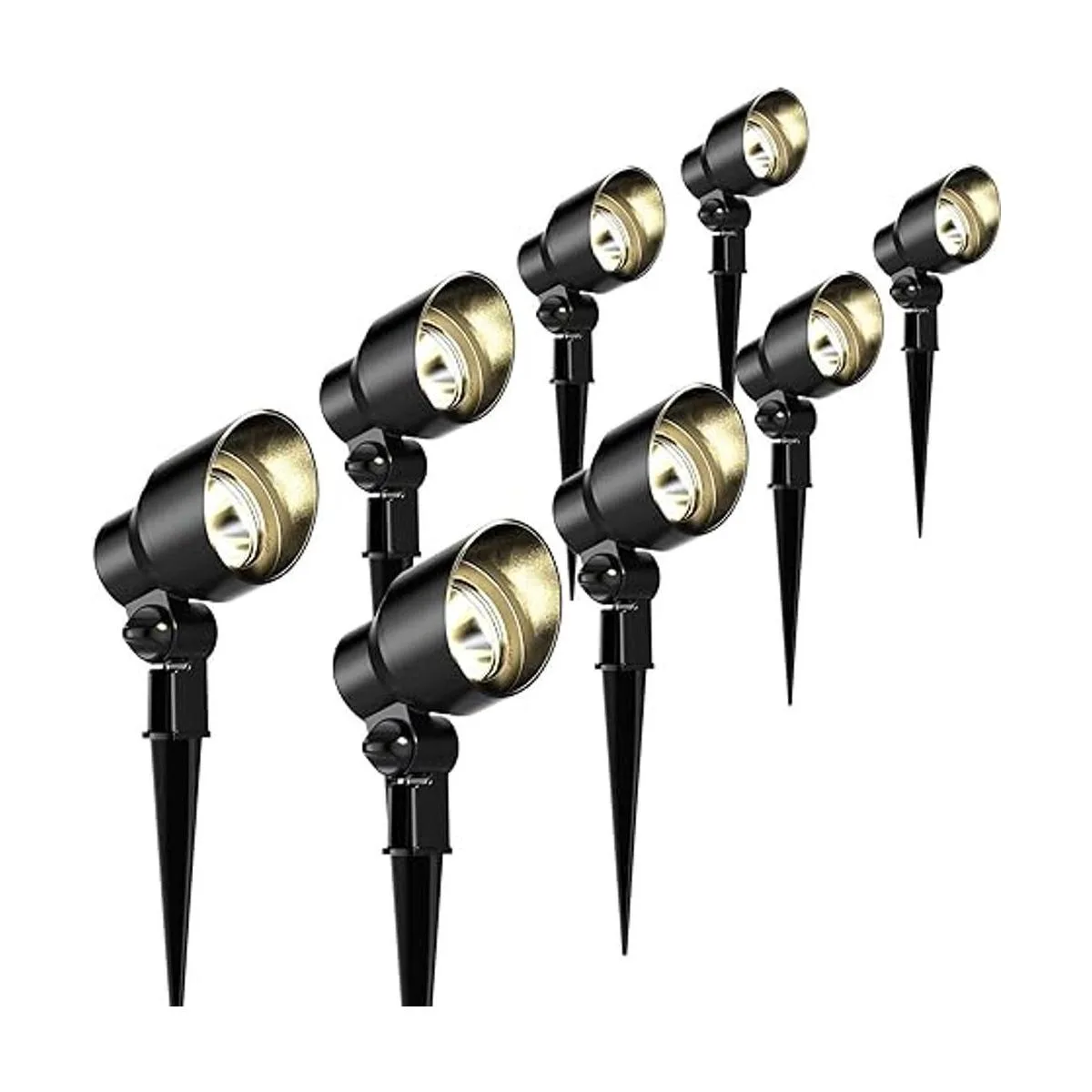 Malibu Foco de 20 W 8 unidades de iluminación de paisaje_5