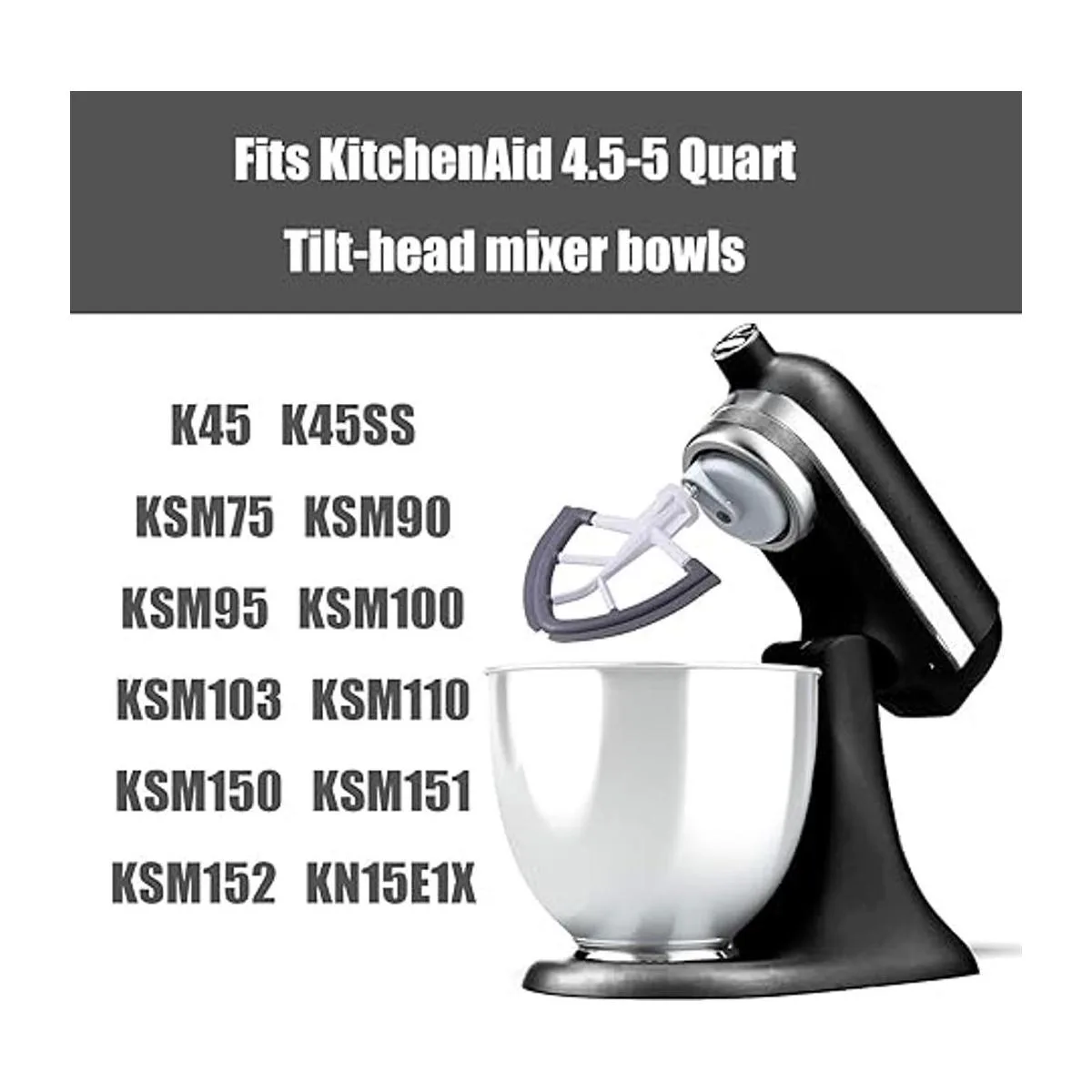 Flex Edge Beater para KitchenAid accesorio mezclador para