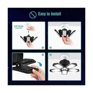 Bombillas LED de garaje 10000 lúmenes luz LED de tienda