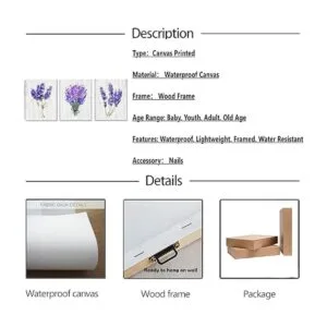 Flores para decoración del hogar flores de lavanda_3