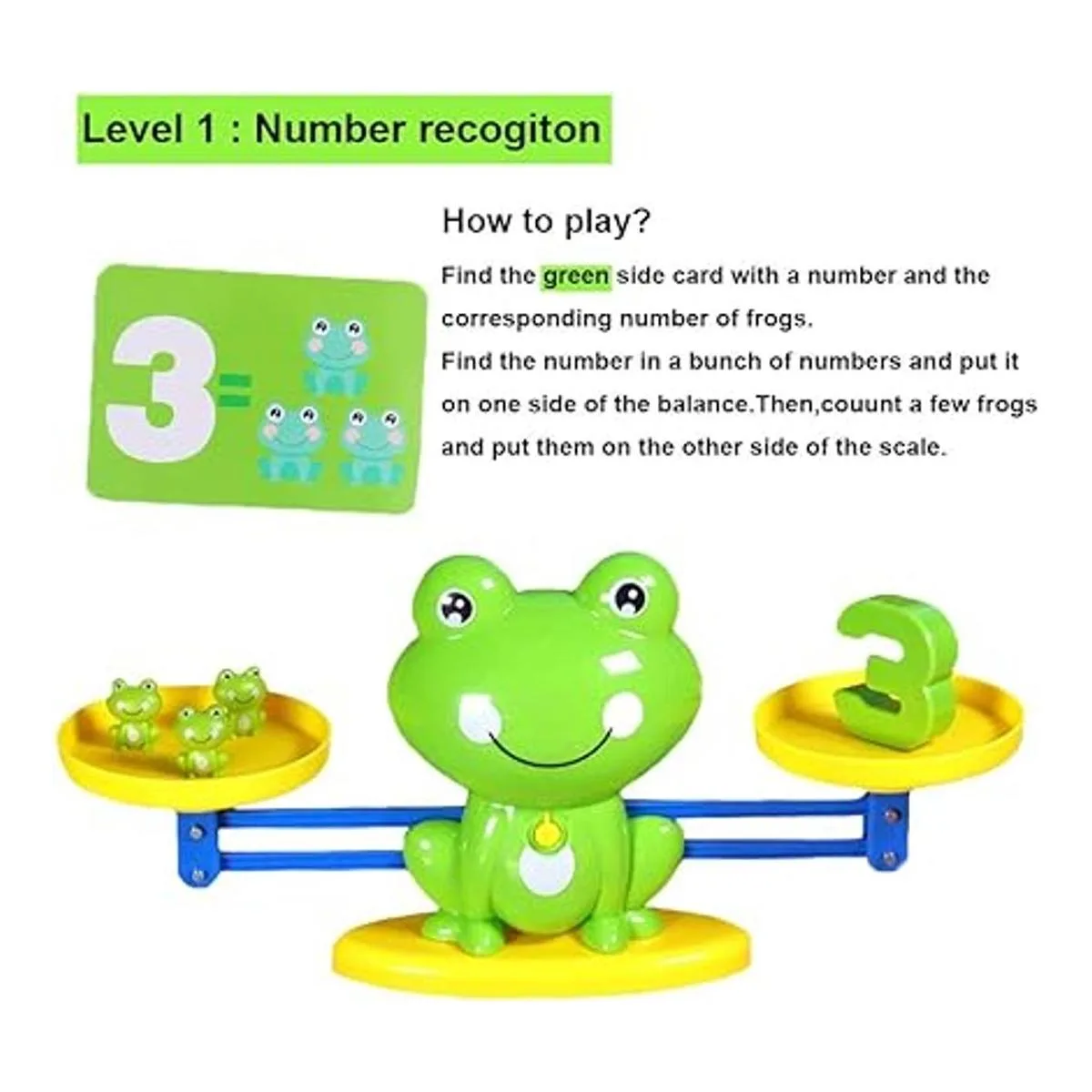 BBPOOL Frog Balance Cool Math Counting Game Educativo_2