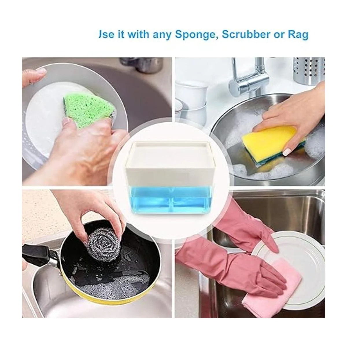 Dispensador de jabón Dispensador de jabón de platos de_5