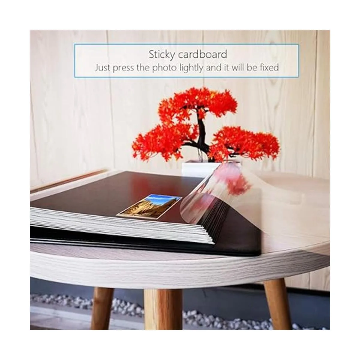 1DOT2 lbum de fotos autoadhesivo 60 páginas negras