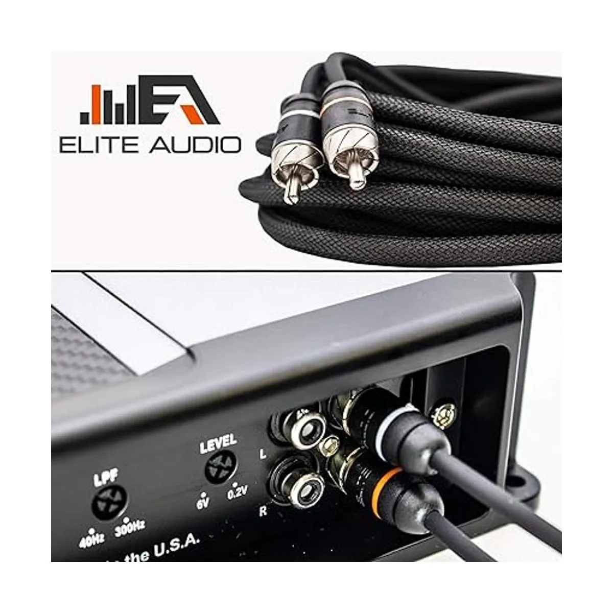 Elite Audio Cable estéreo de interconexión RCA 100 cobre_3