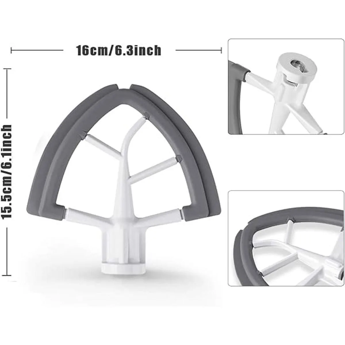 Flex Edge Beater para KitchenAid accesorio mezclador para