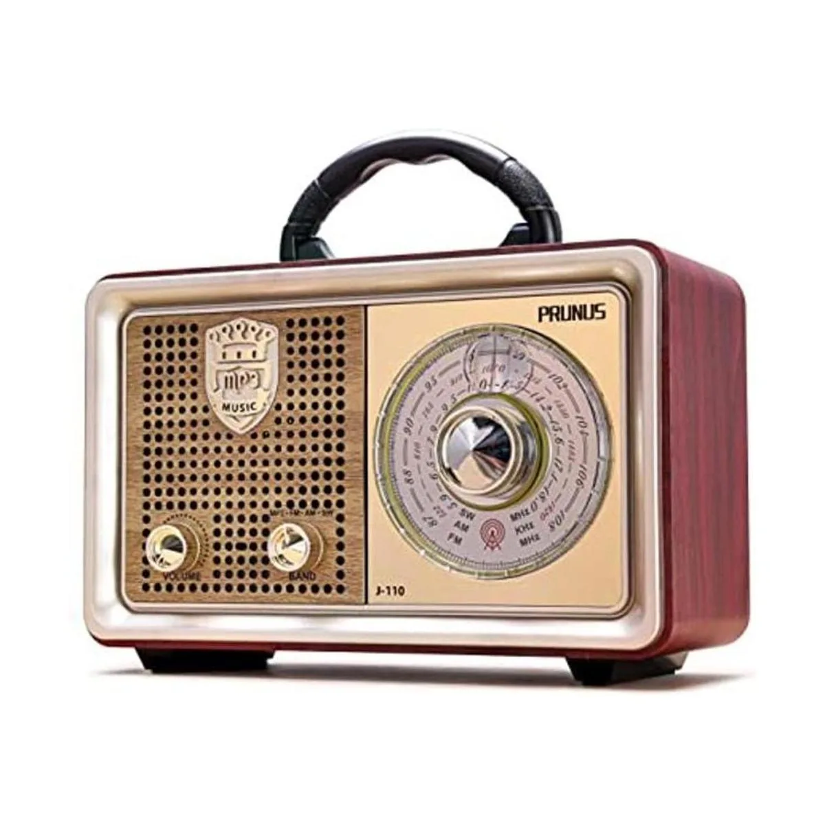 PRUNUS Altavoz Bluetooth portátil AM FM de onda corta_1