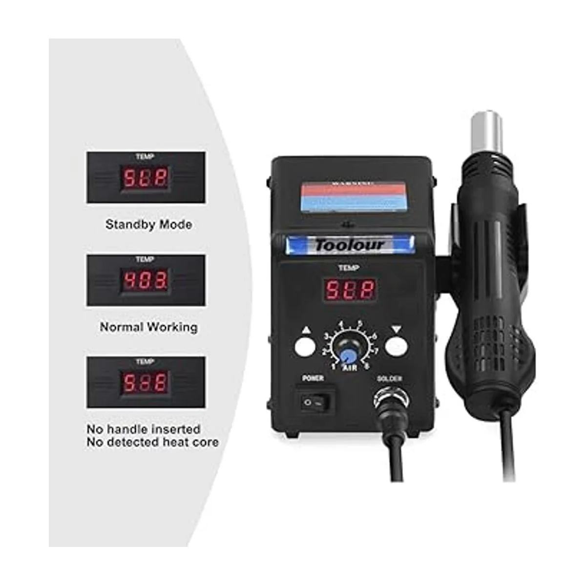 Estación de retrabajo de aire caliente estación de_3