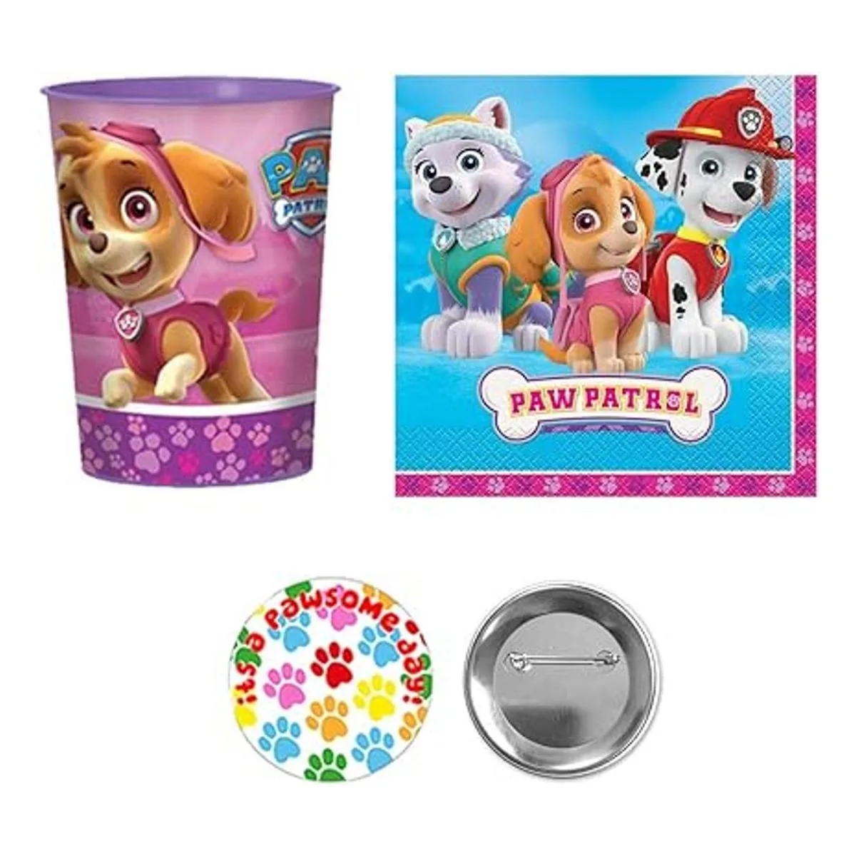 Paquete de suministros de fiesta de cumpleaños de pata de_4