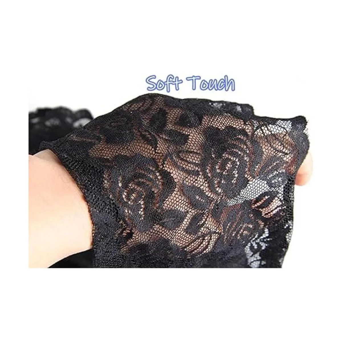 Cinta de encaje elástica de 11 yardas de ancho 6 pulgadas