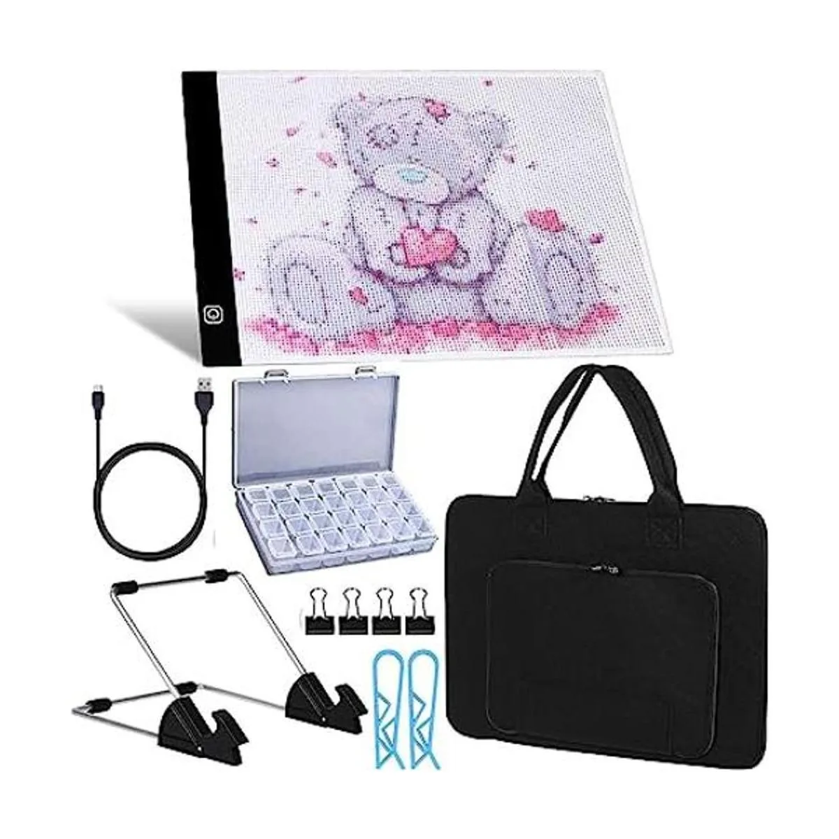 Almohadilla de luz LED A4 para pintura de diamantes kit