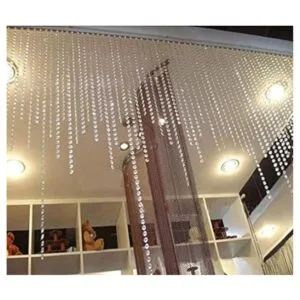 Guirnalda de diamantes de imitación de cuentas de cristal