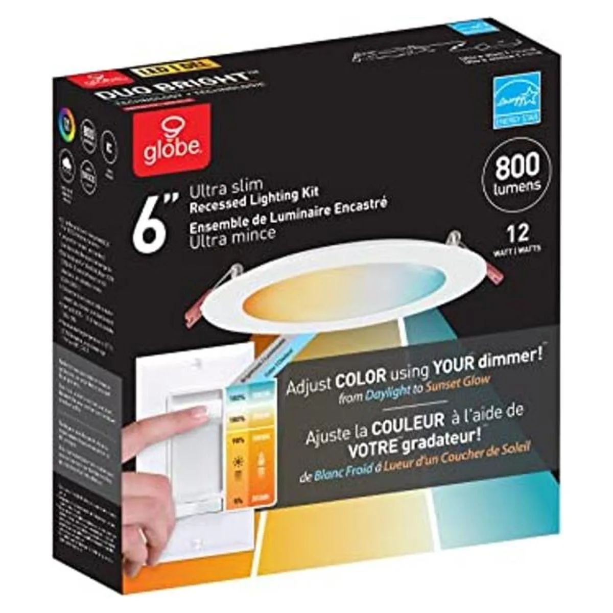 Globe Electric 91416 DuoBright Lámpara empotrable 6.0_1