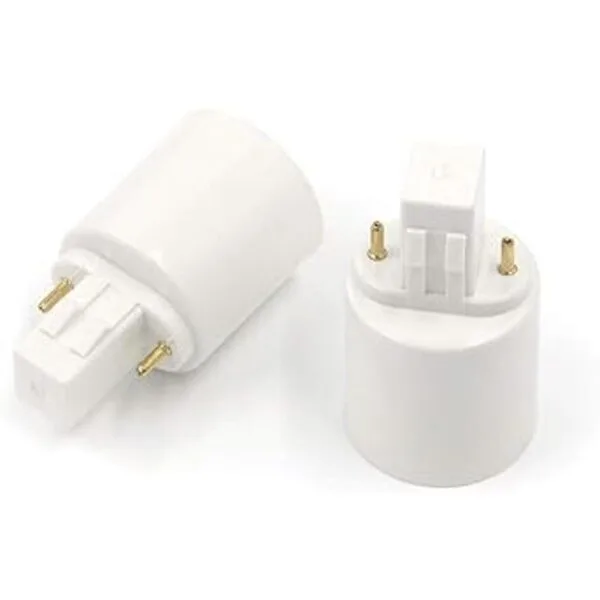Geesatis 4 adaptadores de enchufe de luz Gx23 a E27
