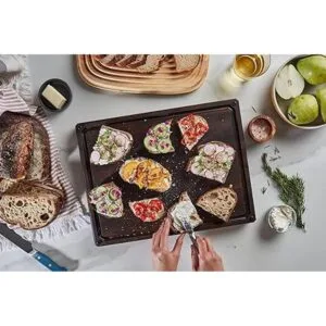 Gran tabla de cortar de madera gruesa multiusos_6