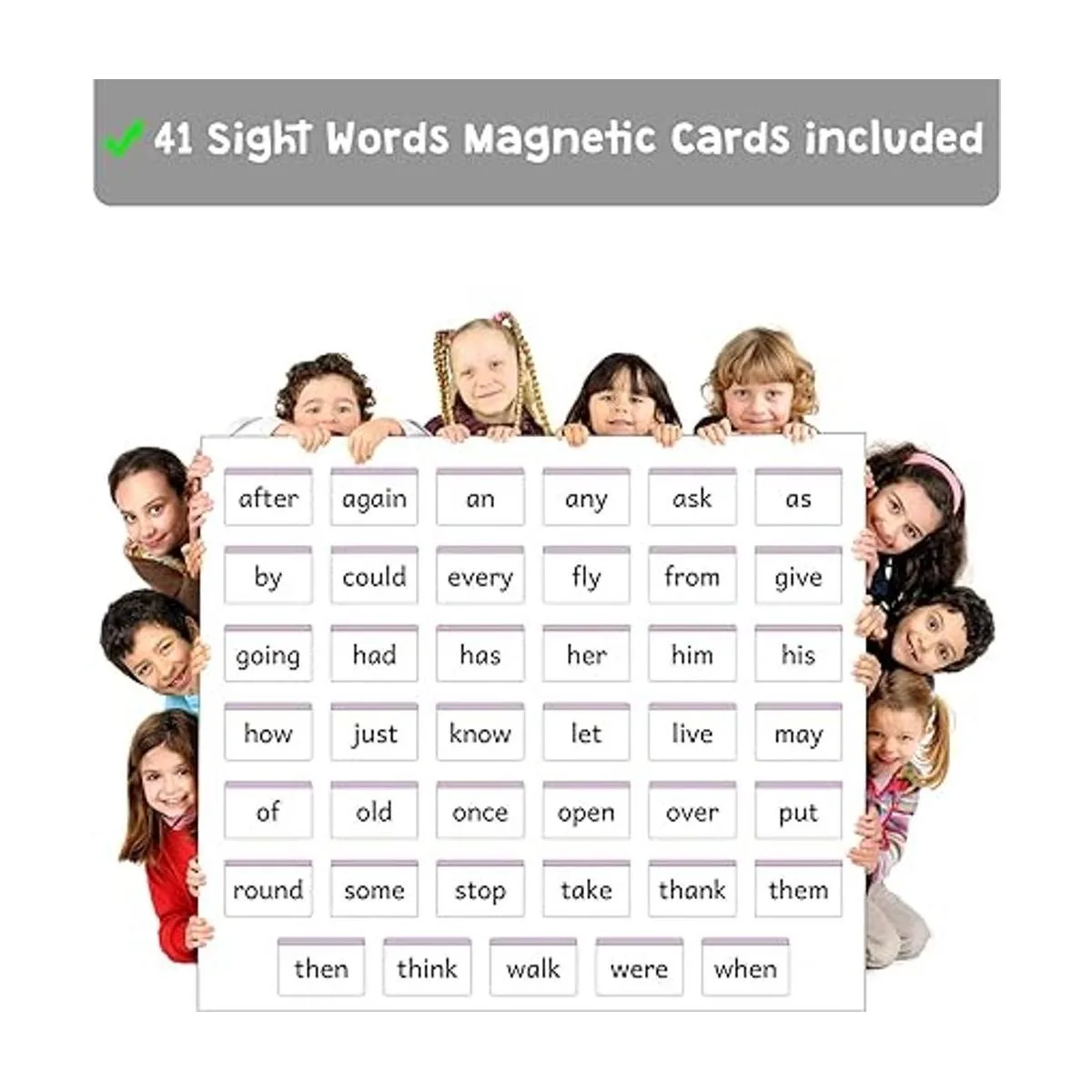 Attractivia Sight Words Tarjetas magnéticas de 1er grado_4