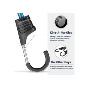 Bungee Cords Heavy Duty Outdoor with Hooks Premium Grade
