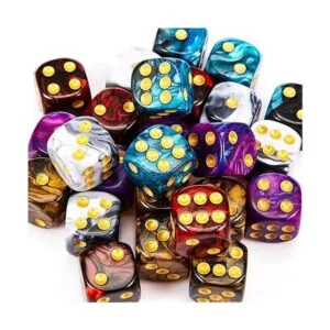 TecUnite Juego de dados poliédricos de 25 piezas juego de_2