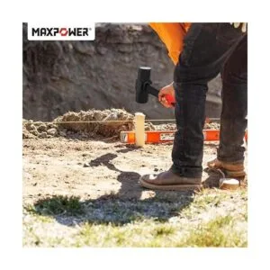 MAXPOWER Martillo de trineo de 4 libras cabeza de acero