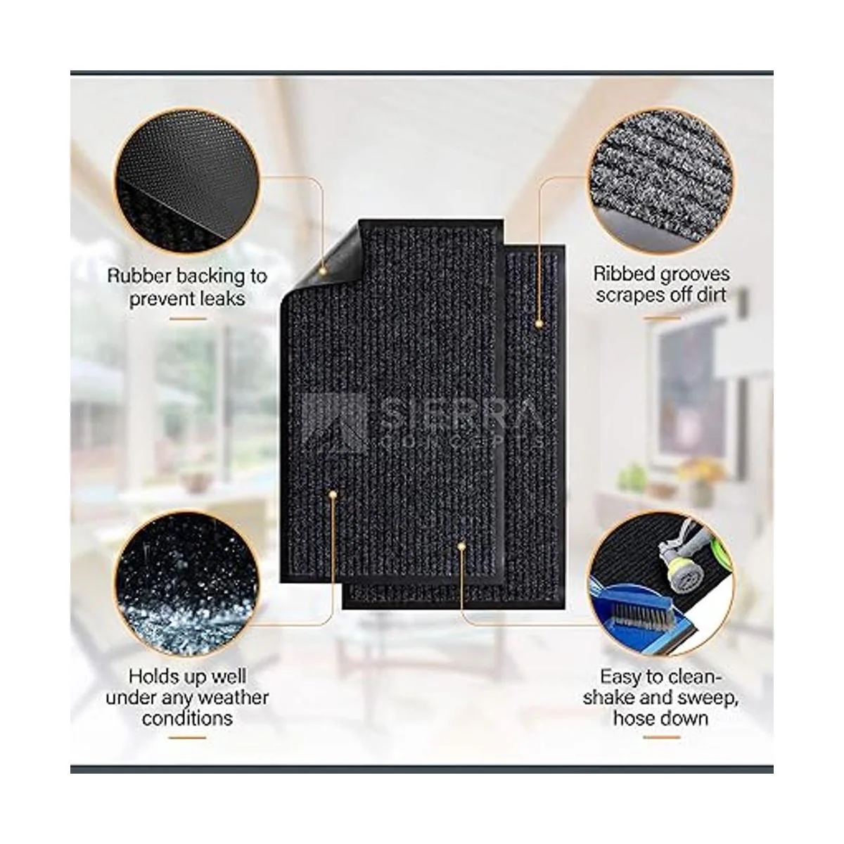 Sierra Concepts juego de 2 tapetes de bienvenida para_3