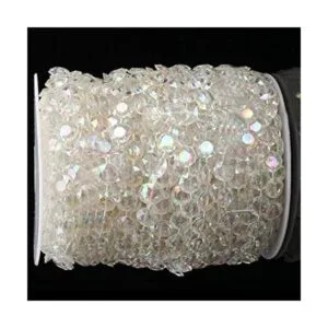 Guirnalda de diamantes de imitación de cuentas de cristal