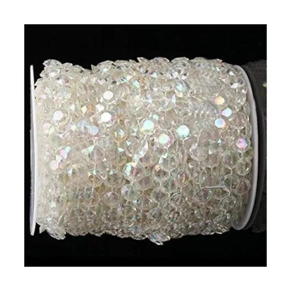 Guirnalda de diamantes de imitación de cuentas de cristal
