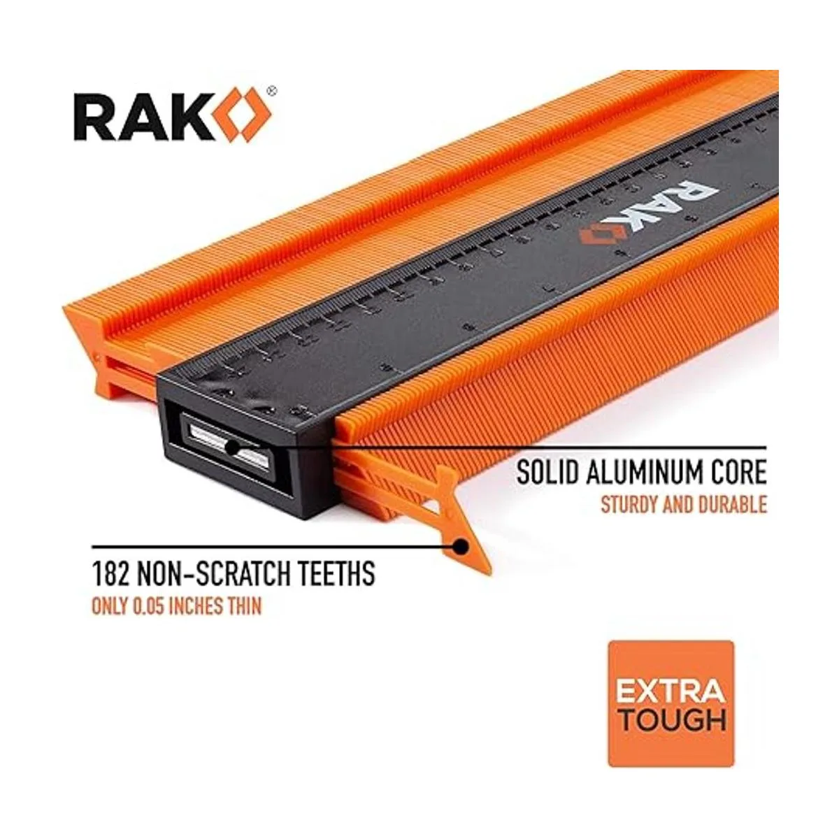 RAK Contour Gauge 10 Inch Edge Profile Measuring Tool_3