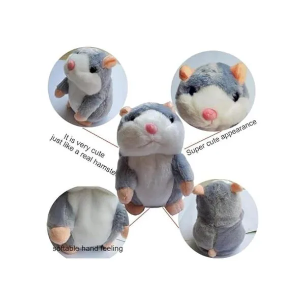 Himeeu Hámster de peluche interactivo para niños y niñas_2