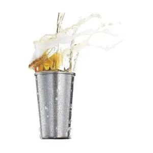 KISEER Paquete de 5 vasos de acero inoxidable de 16 onzas