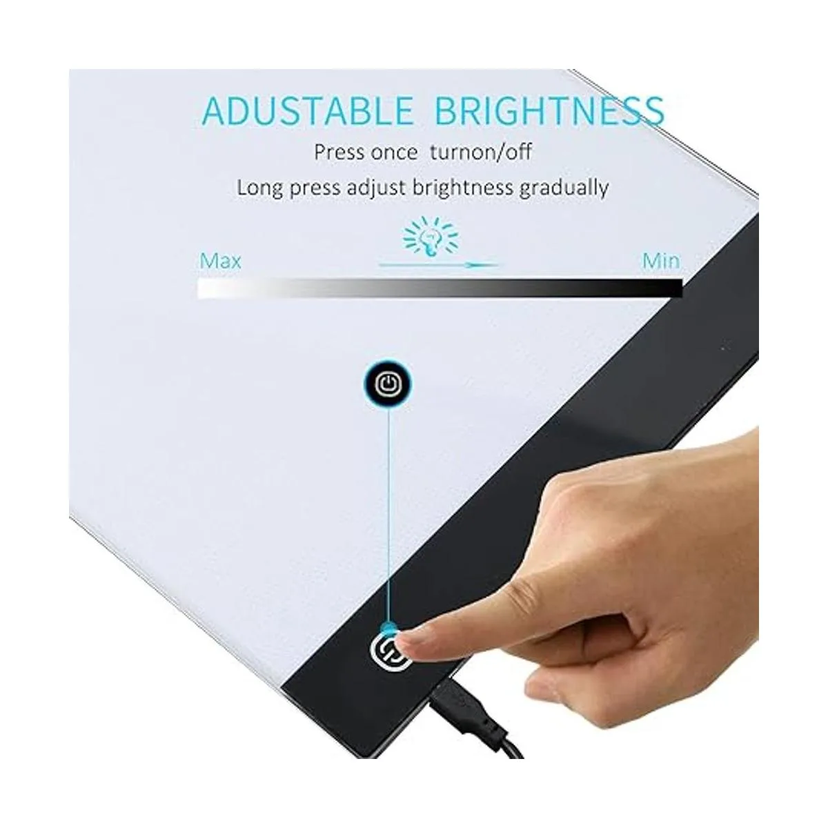 Almohadilla de luz LED A4 para pintura de diamantes kit