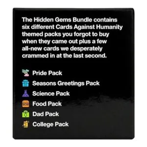 Juego Cards Against Humanity Paquete de gemas ocultas._3