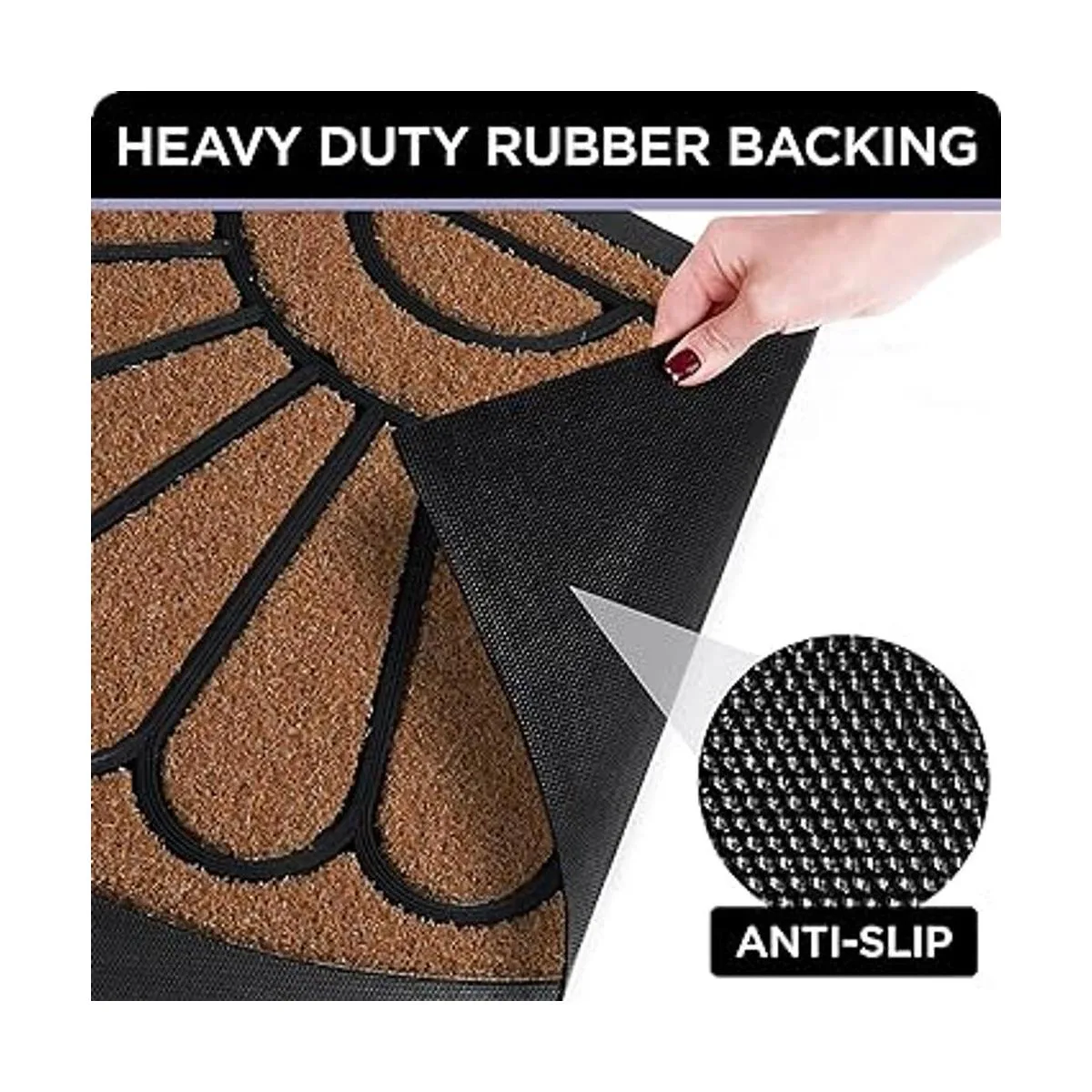 Felpudo de bienvenida y para puerta delantera de 46 x 76_3