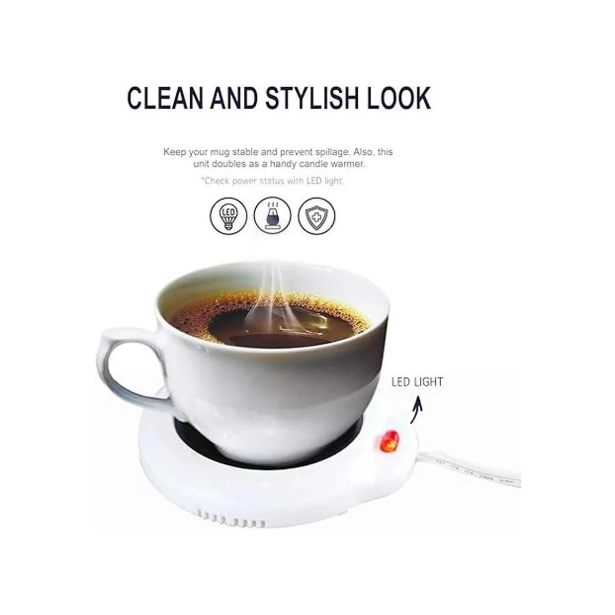 Eutuxia Calentador de velas y recortador para el hogar y