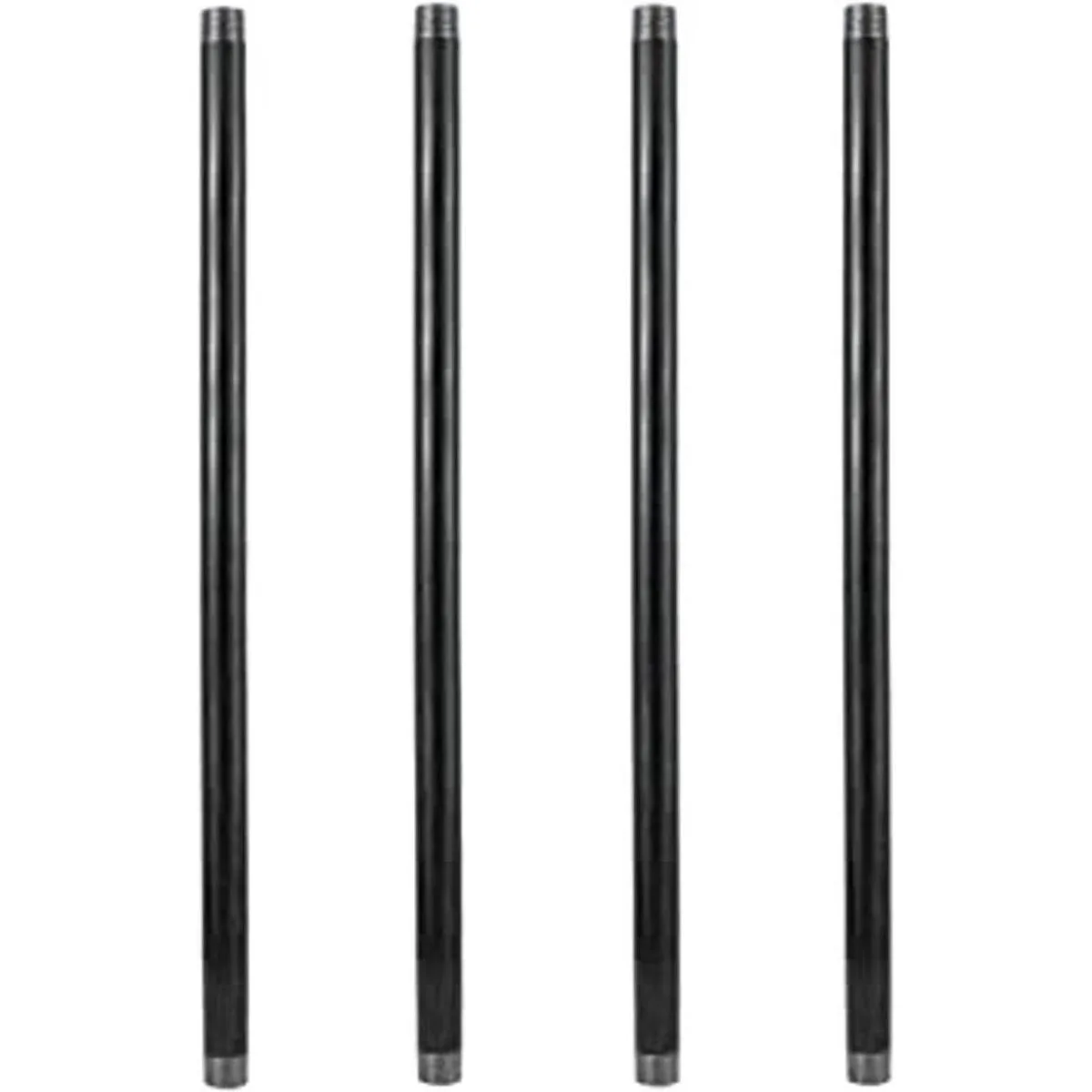 GeilSpace tubería de metal gris precortada resistente de