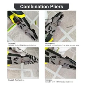 Alicates 4 en 1 herramientas de lineman profesionales_5